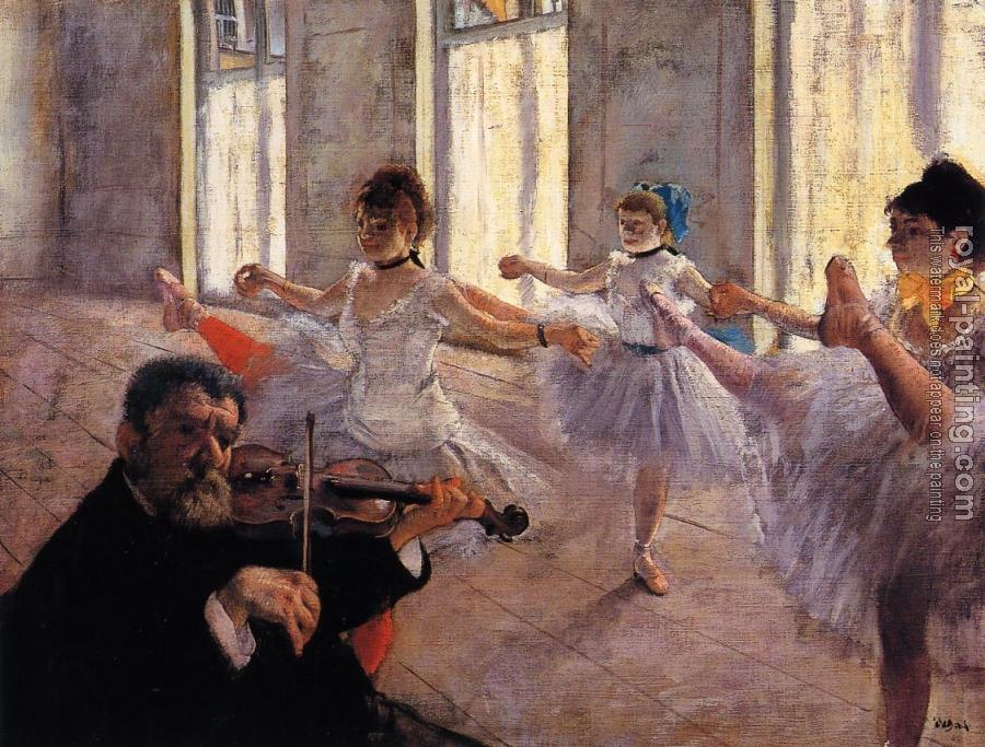 Edgar Degas : Rehearsal